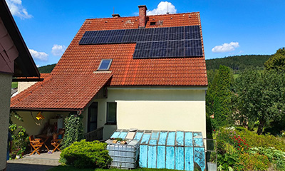 FVE rodinný dům Řetová Pardubický kraj