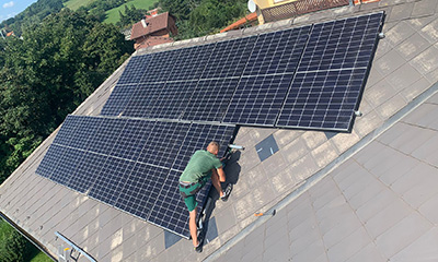 FVE rodinný dům Mirošovice Středočeský kraj