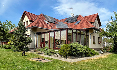 FVE rodinný dům Libeř Středočeský kraj